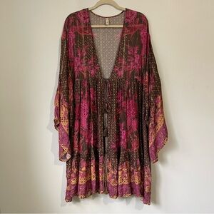Free People Boho Kimono Robe